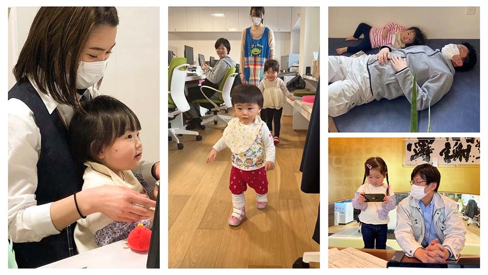 ヤブシタ社員と子供達