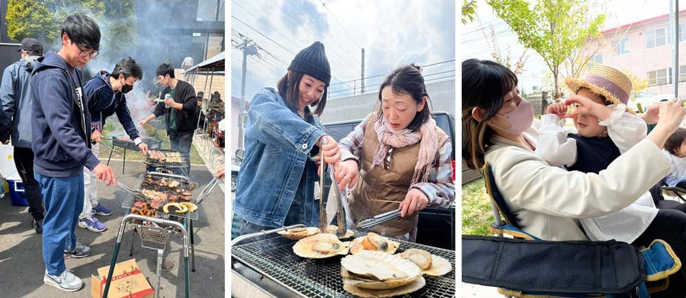 BBQの様子
