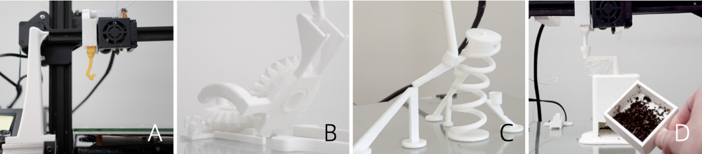 A 3D printer head as a robotic manipulator の研究画像