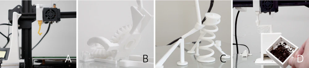 A 3D printer head as a robotic manipulator の研究画像