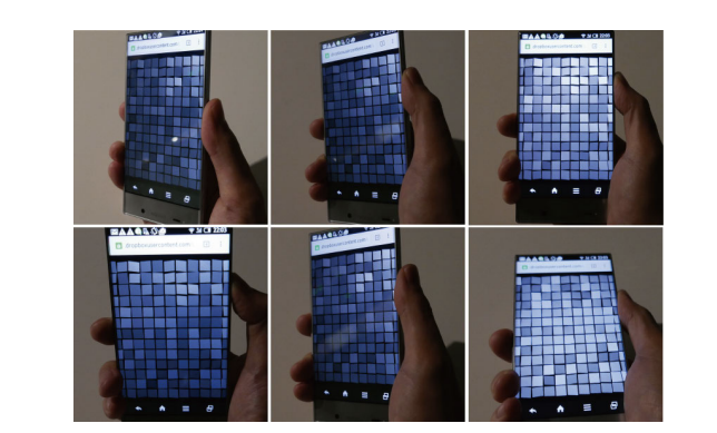 LiveSurface：センサ情報を利用したインタラクティブな質感表現手法 の研究画像