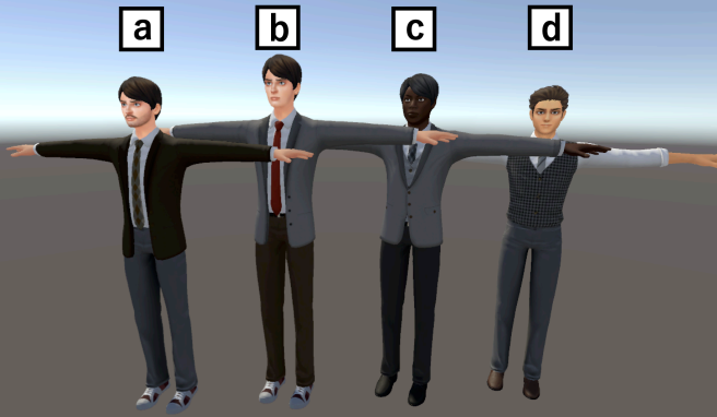 プロテウス効果の訓練・評価簡略化のための最後通牒ゲーム利用検証 の研究画像