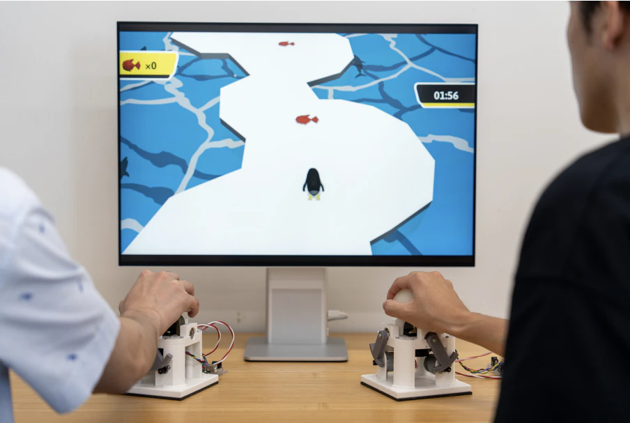 複数プレイヤーの操作感覚同期によるビデオゲーム体験への影響 の研究画像