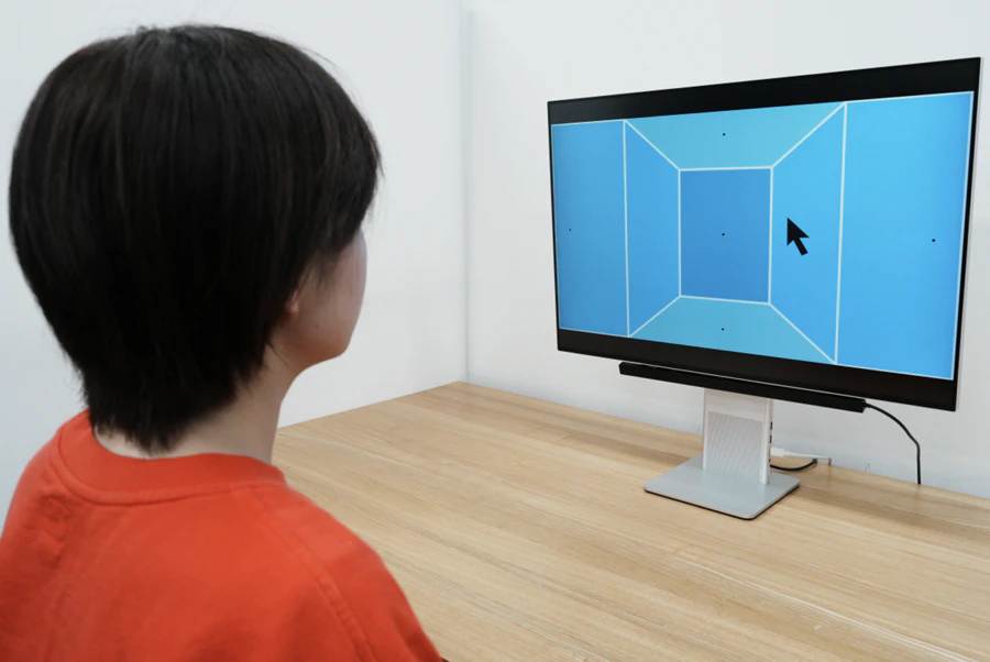 視線入力を用いた擬似触覚体験の検討 の研究画像