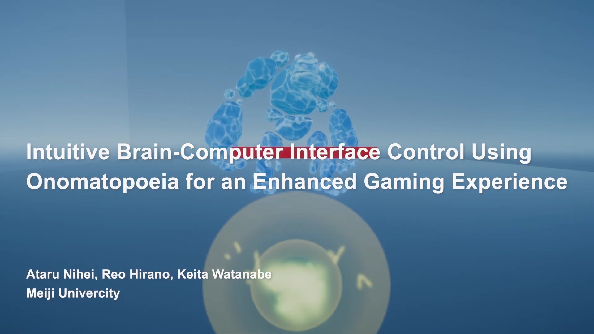 Intuitive Brain-Computer Interface Control Using Onomatopoeia for an Enhanced Gaming Experience の研究画像