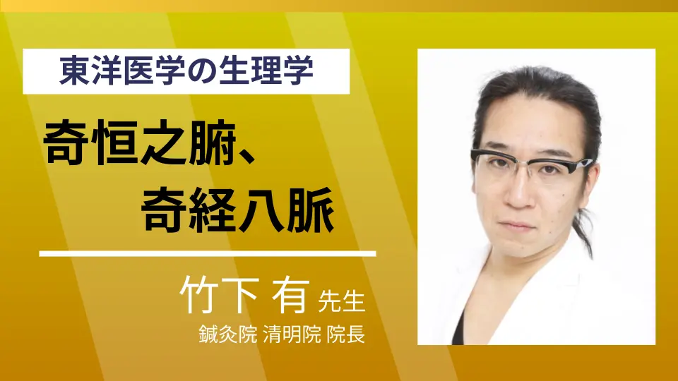 東洋医学へのいざない 生理学編⑧ 臓腑経絡学の世界(奇恒之腑、奇経八脈)