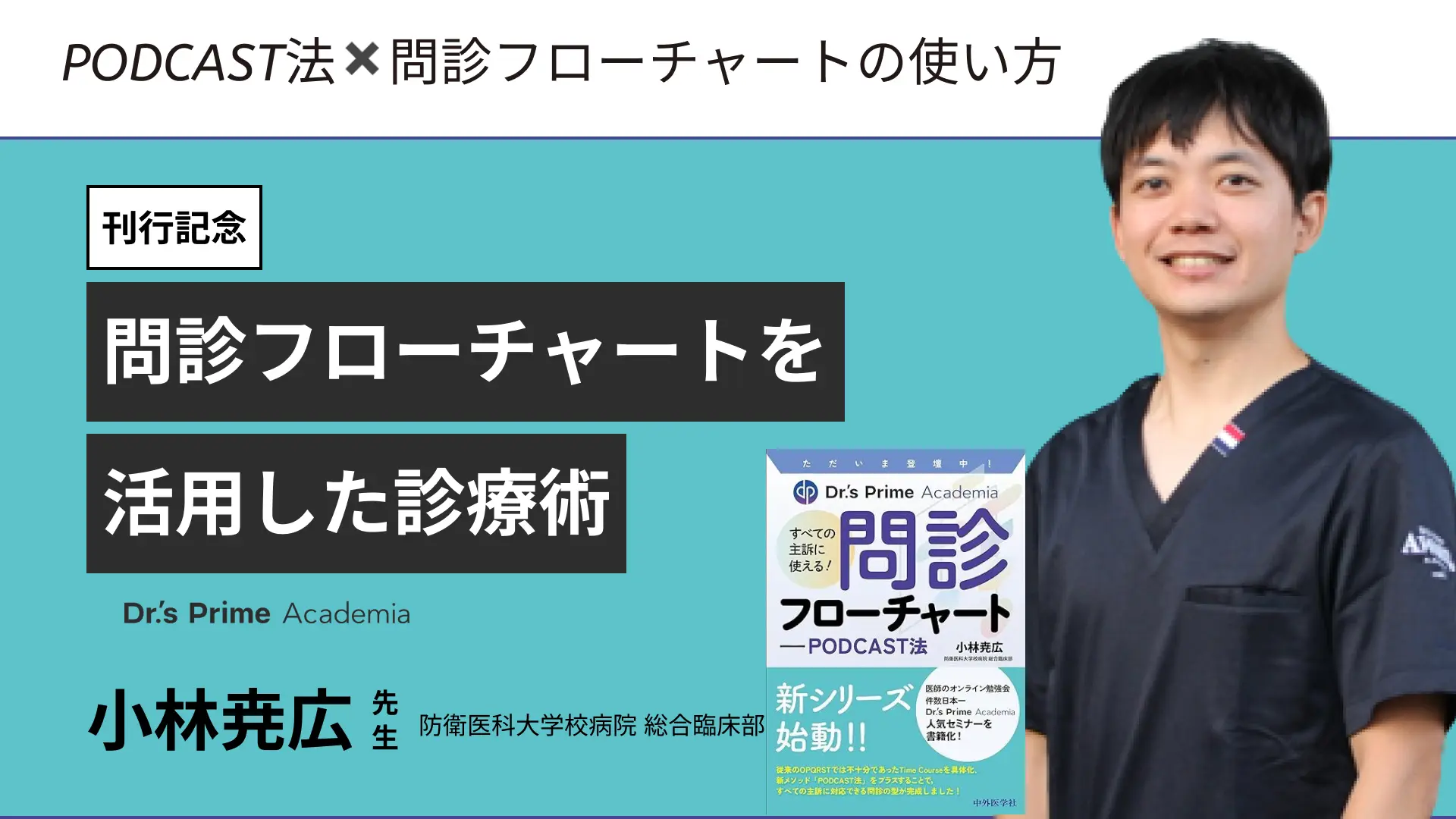 PODCAST法✖️問診フローチャートの使い方〜病歴聴取実況中継〜 - Dr ✖️3