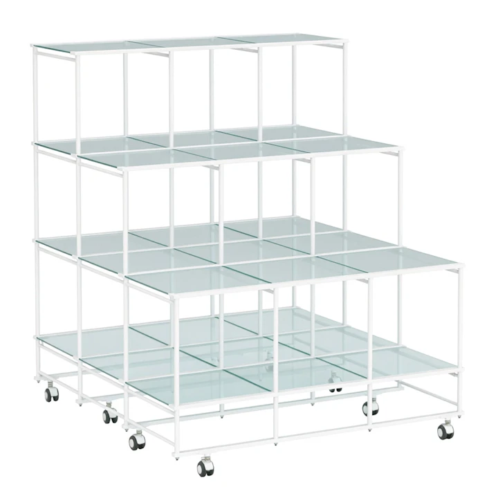 Fit(フィット) ひな壇3列3段 白