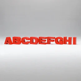 オブジェ HD-255-F アルファベット
