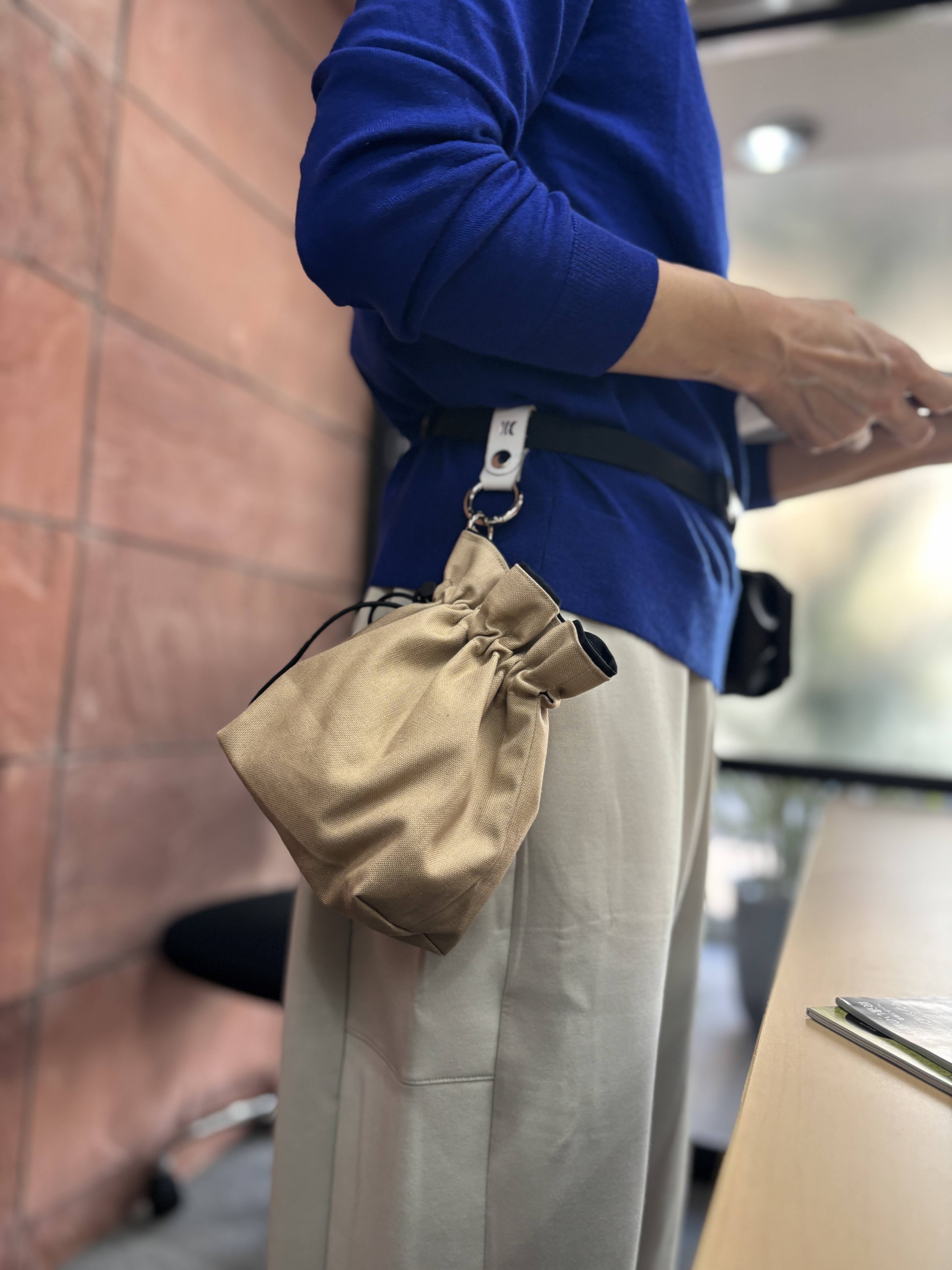 ゴミ捨て用巾着（ダストポーチ）