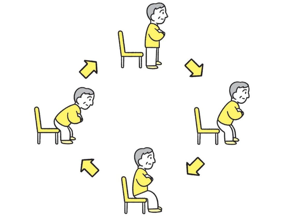 椅子を使えば、運動は「続けられる形」になる