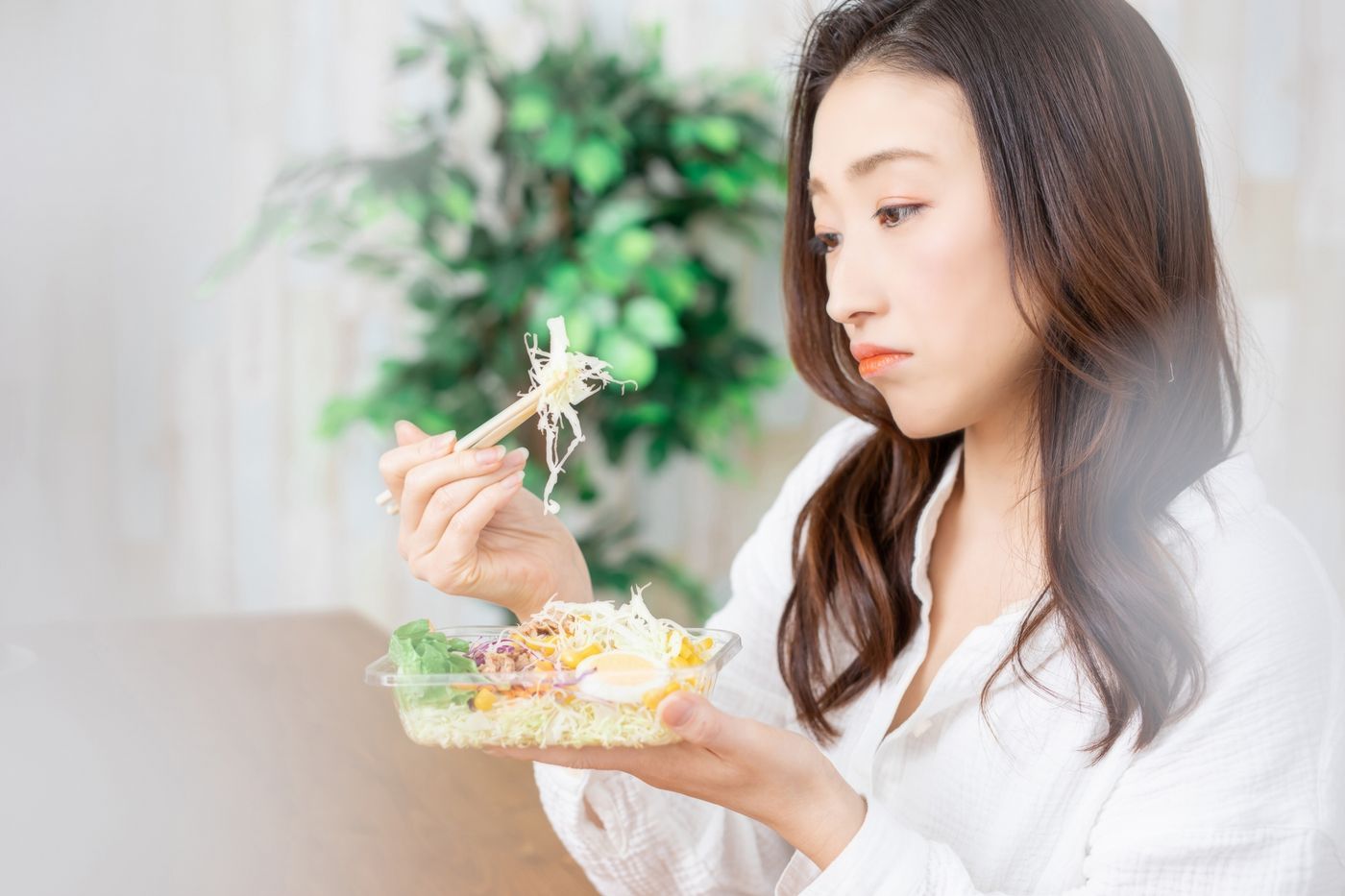 NG習慣2．野菜は食べているのに、たんぱく質が不足している
