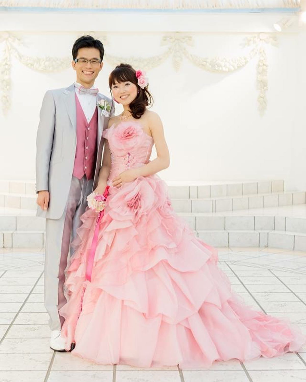 2014年に結婚式を挙げた