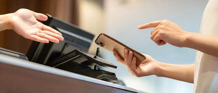 レジでのスマホ決済