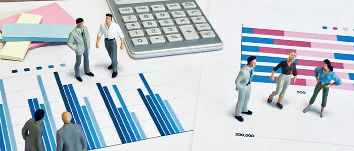 売上グラフのイメージ