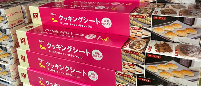 valor selectクッキングシートの売場