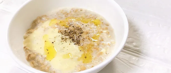 オートミールリゾット