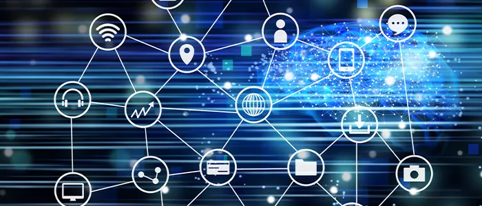 IoTで繋がるネットワークのイメージ