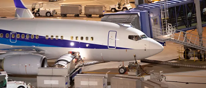 飛行機の搭乗口