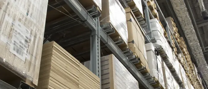 商品の保管された倉庫