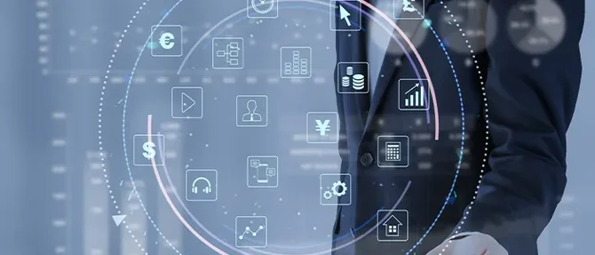 デジタルでつながるビジネスのイメージ