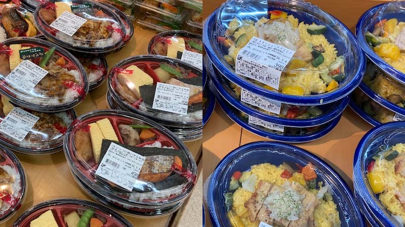 提案したトレーに入った惣菜売場