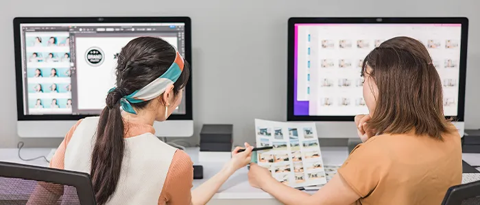 デザイン制作を行うデザインチーム