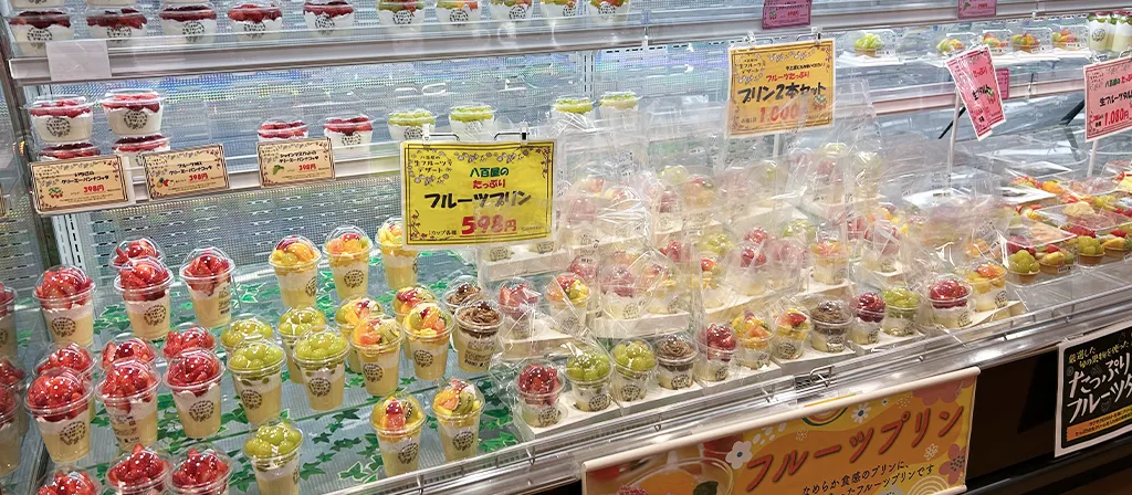 フルーツデザート売場