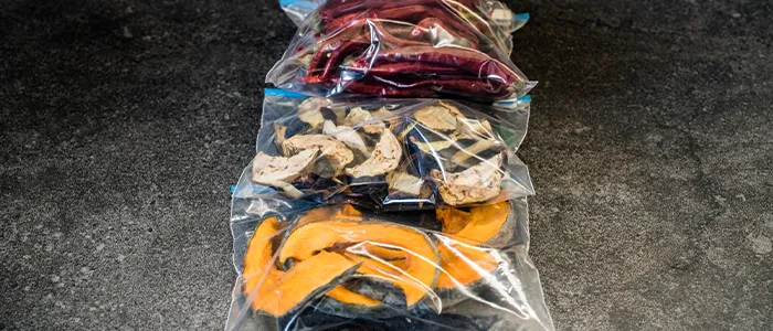 包装された野菜