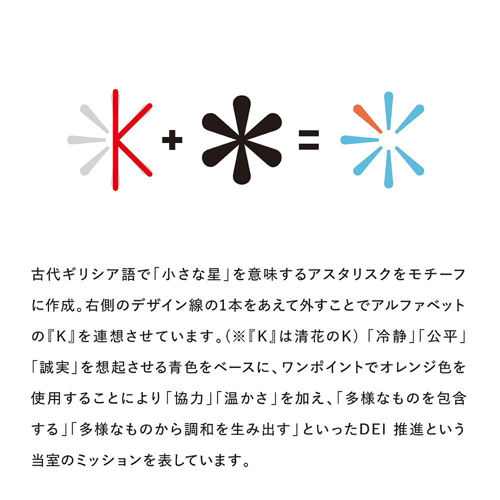 宮崎大学清花アテナDEI推進室ロゴデザイン