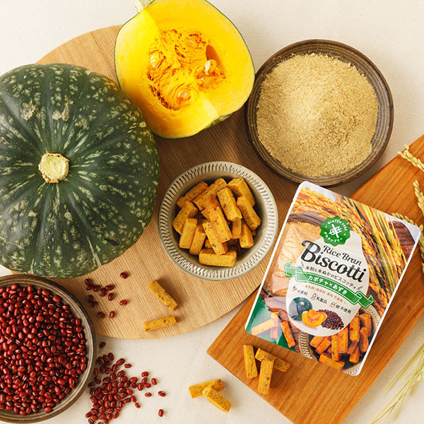 高千穂ムラたび RICE BRAN BISCOTTIパッケージデザイン