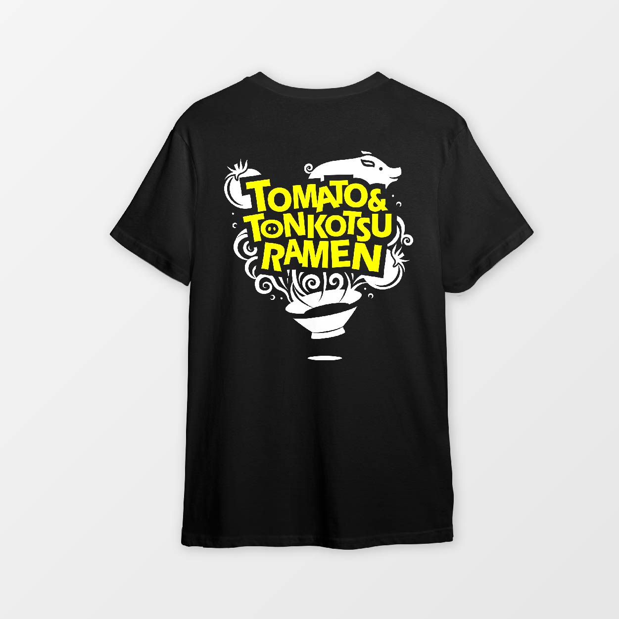あうわ トマトラーメン パッケージ/Tシャツデザイン