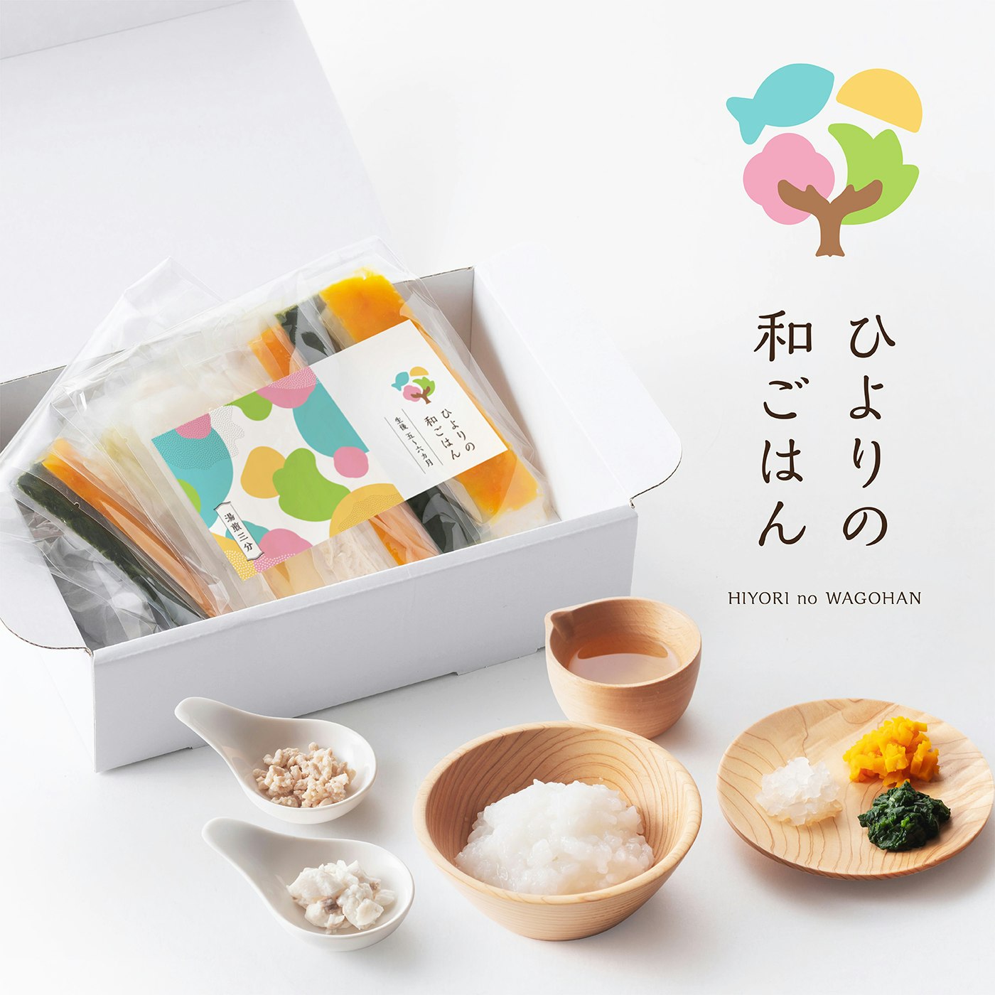 ひよりの和ごはん ロゴ/パッケージデザイン