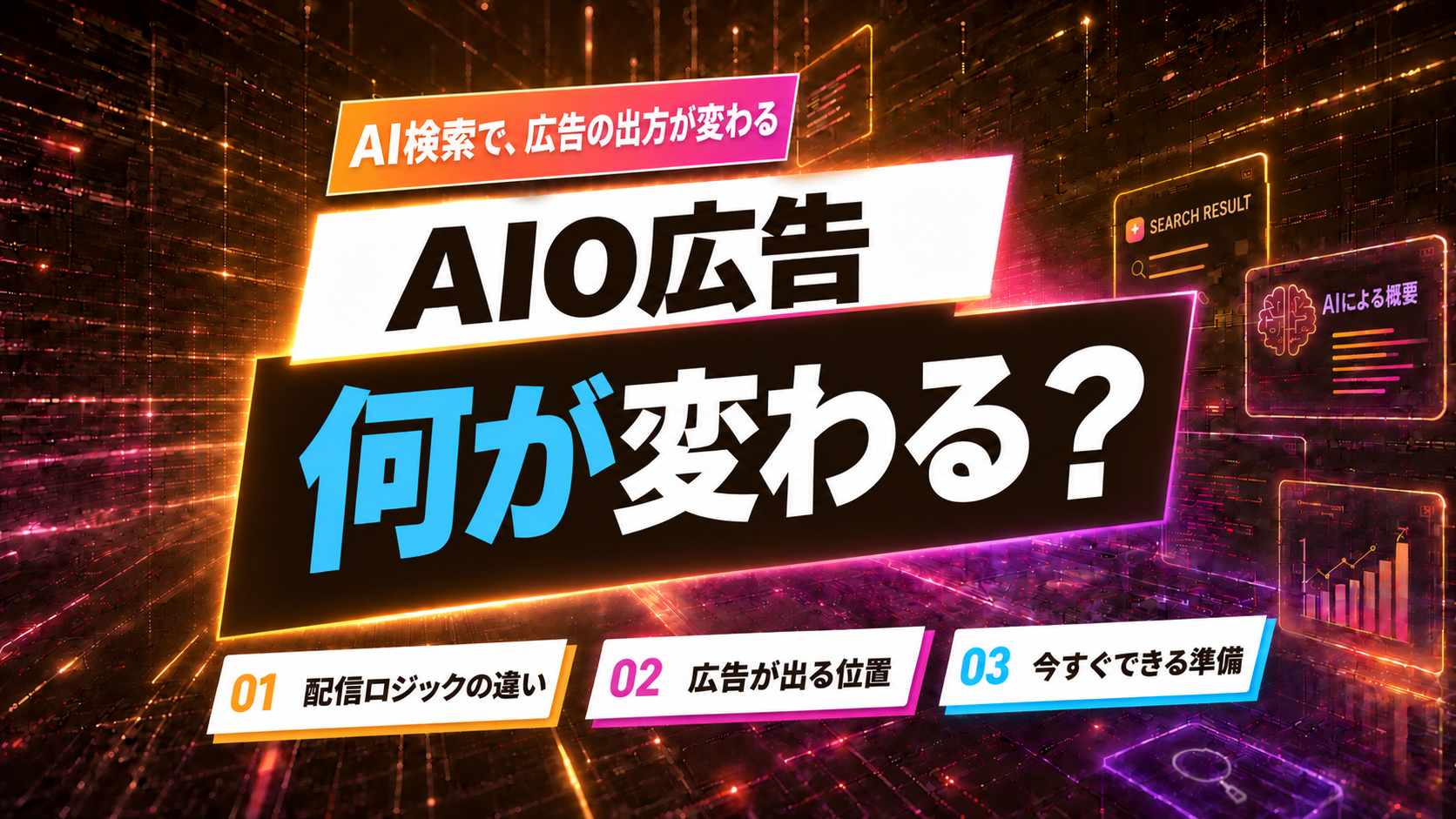AIO広告とは？AI Overviewsで変わる検索広告の仕組みと最適化の対策を解説