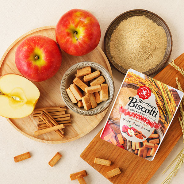 高千穂ムラたび RICE BRAN BISCOTTIパッケージデザイン