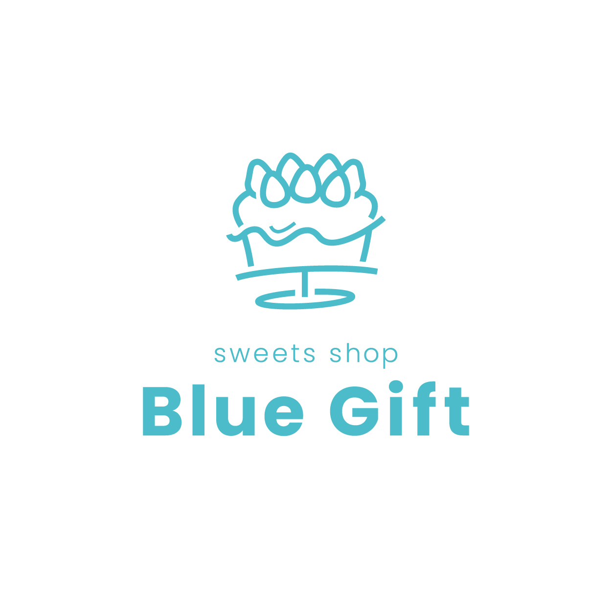 Blue Gift ロゴデザイン