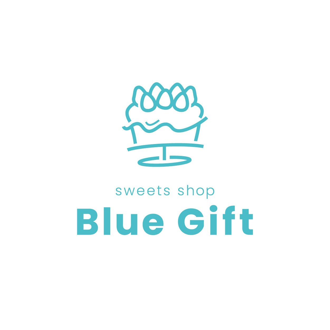 Blue Gift ロゴデザイン