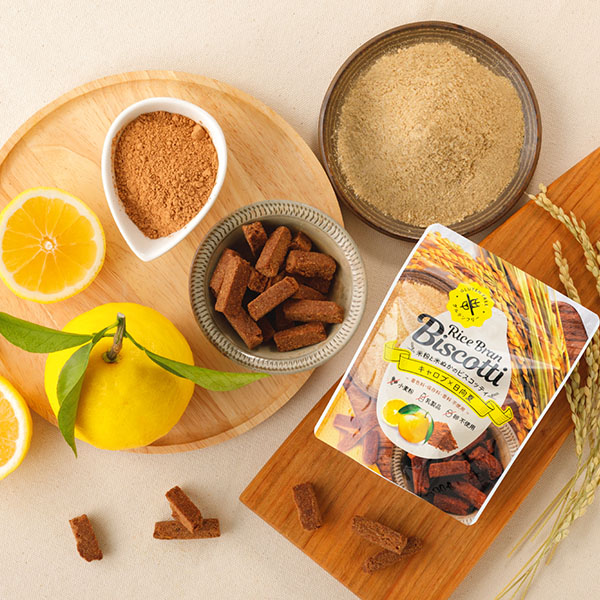 高千穂ムラたび RICE BRAN BISCOTTIパッケージデザイン