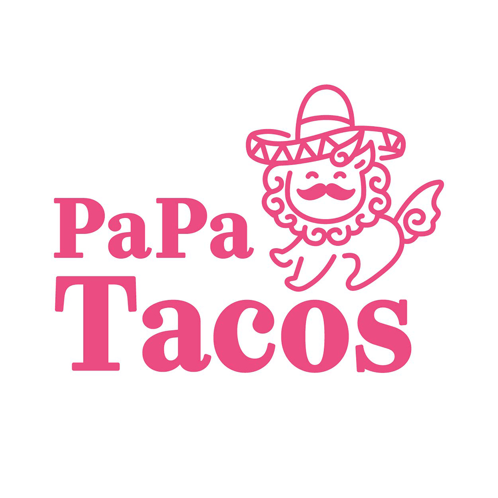 PaPa Tacos　店舗ロゴデザイン