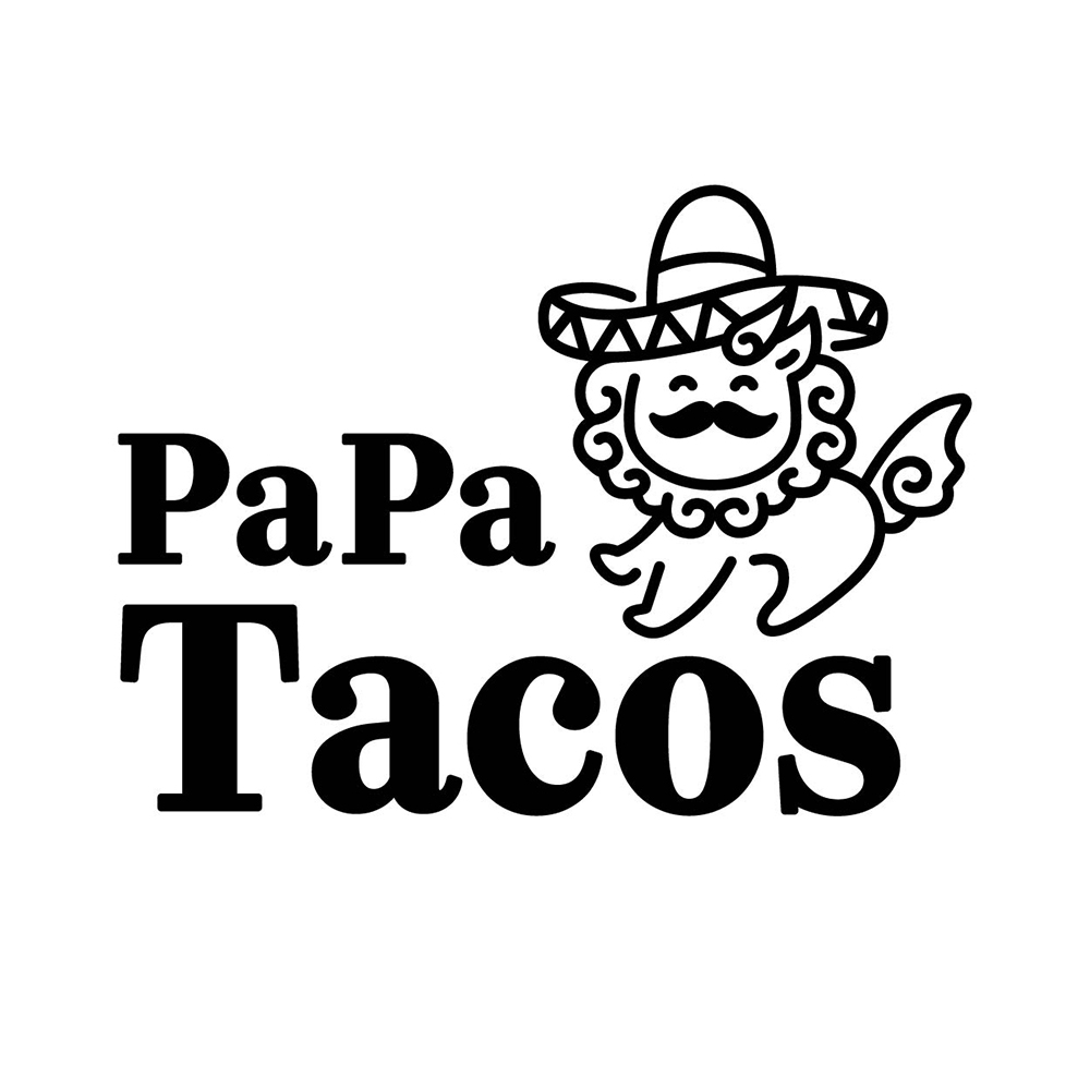 PaPa Tacos　店舗ロゴデザイン