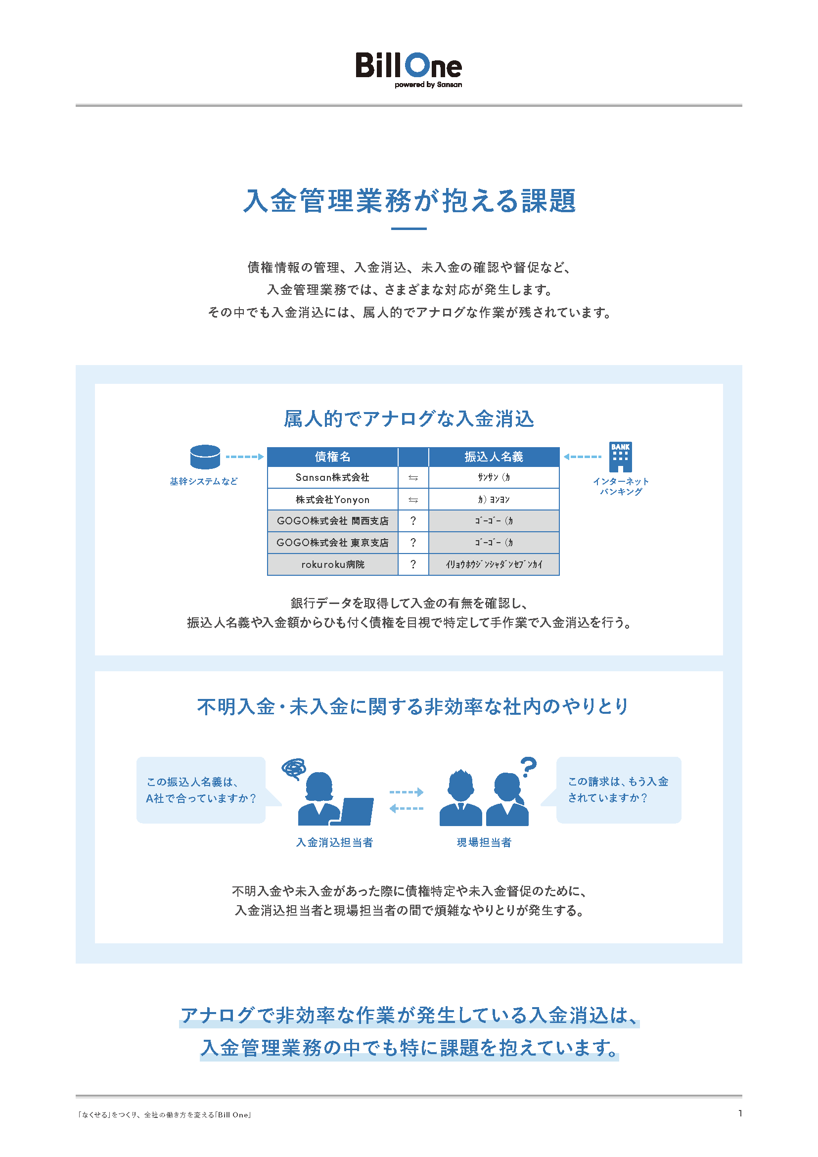 アナログな入金管理業務から脱却する方法