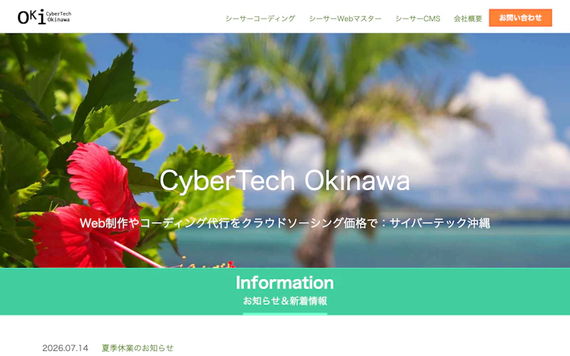 合同会社サイバーテック沖縄公式サイト