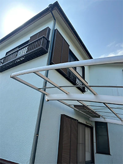 戸建ての外壁塗装工事（茅ヶ崎市） 施工時の様子 2