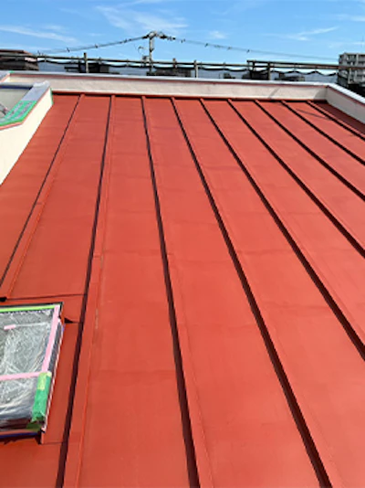 戸建ての屋根塗装工事（平塚市） 施工時の様子 2