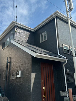 戸建ての外壁塗装工事(茅ヶ崎市)の施工後