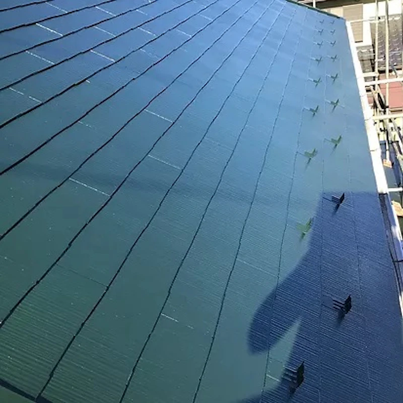 戸建ての足場架設、屋根塗装工事（茅ヶ崎市）の施工後