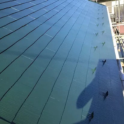 戸建ての足場架設、屋根塗装工事(茅ヶ崎市)の施工後