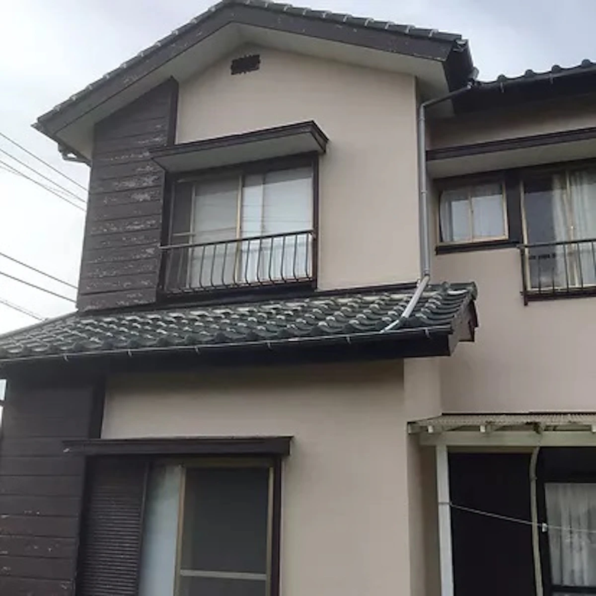 戸建ての外壁塗装工事（茅ヶ崎市）の施工前