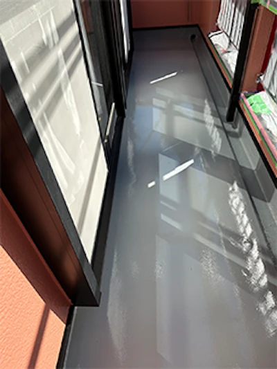 戸建ての外壁塗装・防水工事（茅ヶ崎市） 施工時の様子 5