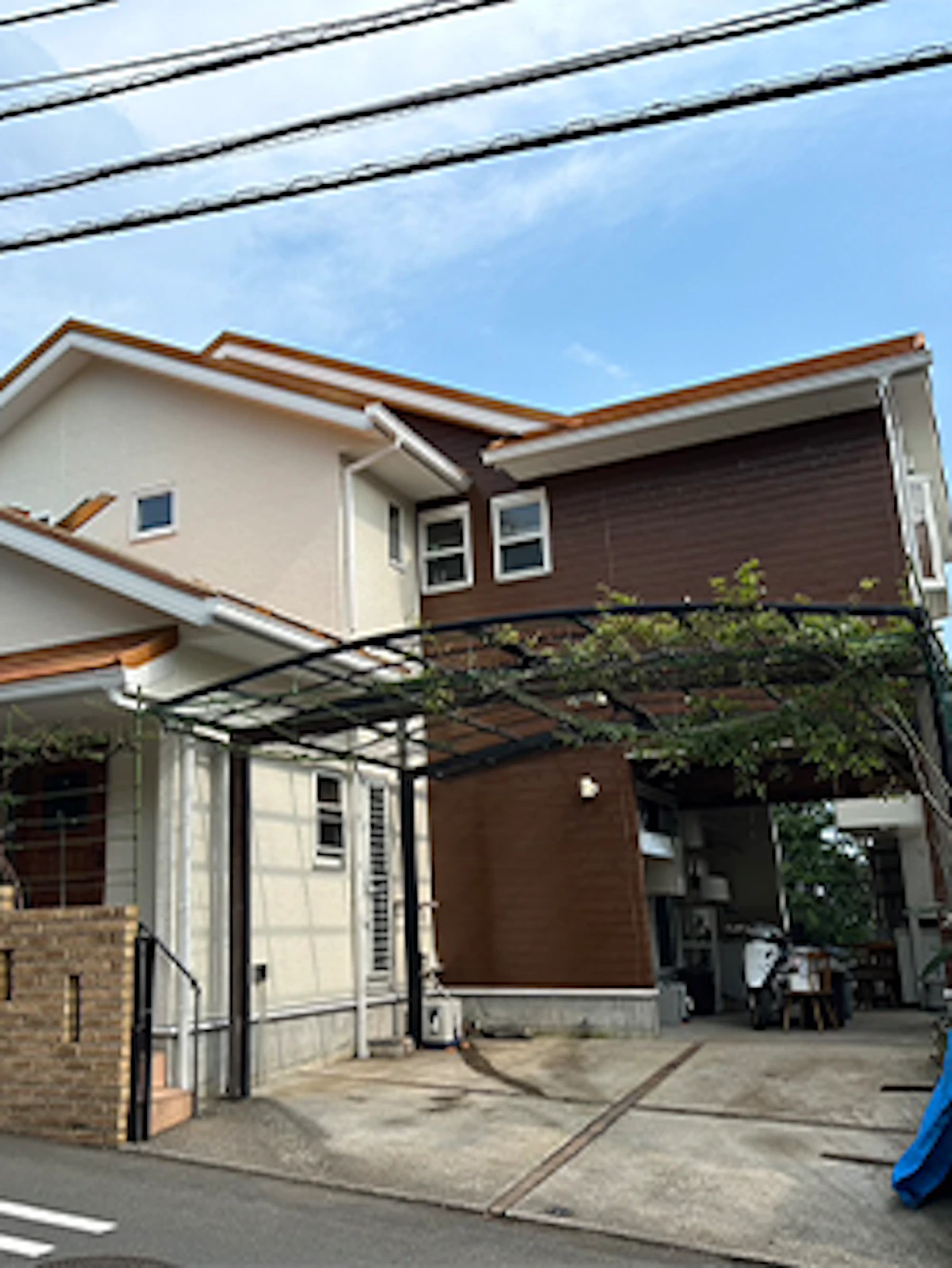 戸建ての外壁塗装工事（茅ヶ崎市）の施工後